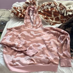 PINK camo sweatshirt